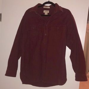 L.L. Bean ~ Mens Button-down Work Shirt
